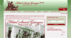 Desktop Screenshot of hotel-saintgeorges.com