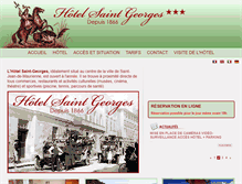Tablet Screenshot of hotel-saintgeorges.com
